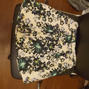 H&M floral print skirt
